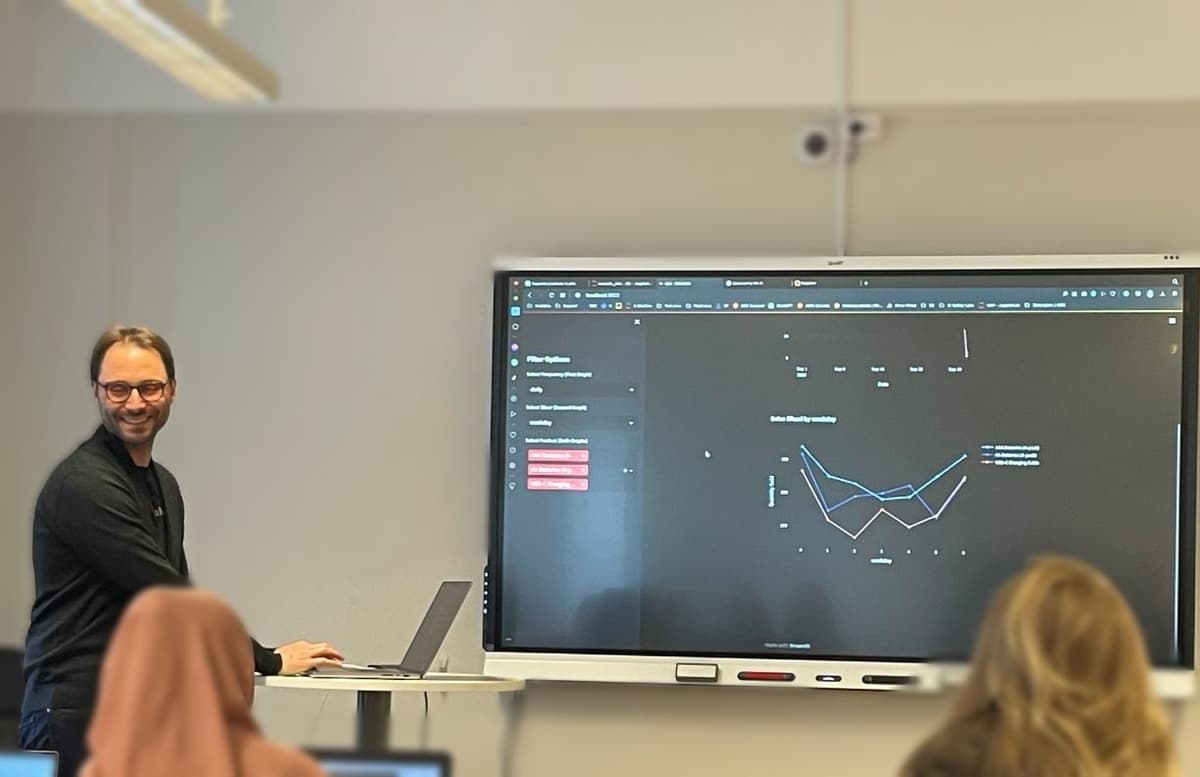 Live demonstration av AI-verktyg